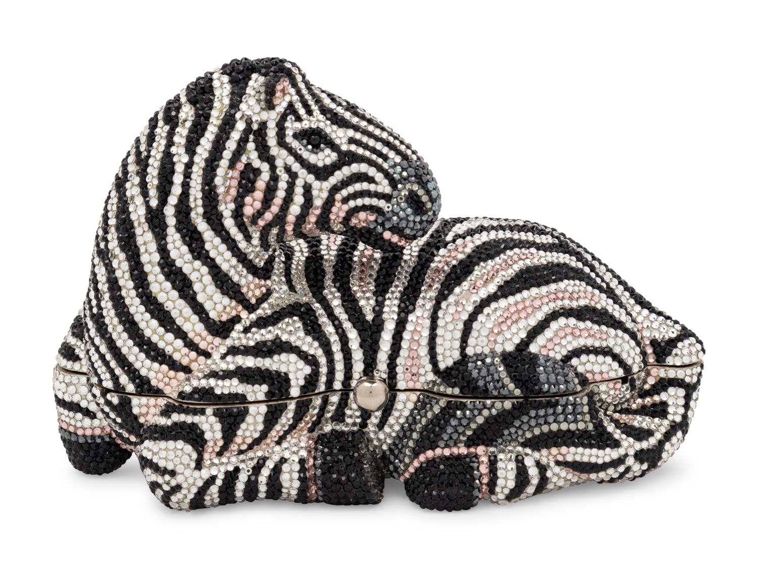 Judith Leiber Collector's Edition Zebra Minaudière