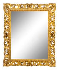 A Rococo Style Giltwood Mirror — 20TH CENTURY