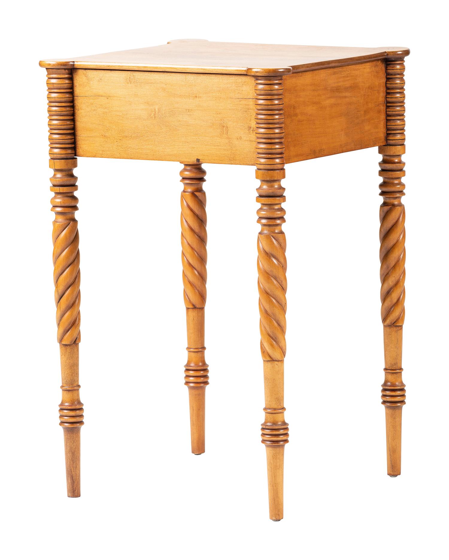 A Pair of William and Mary Bannister-Back Rush Seat Side Chairs