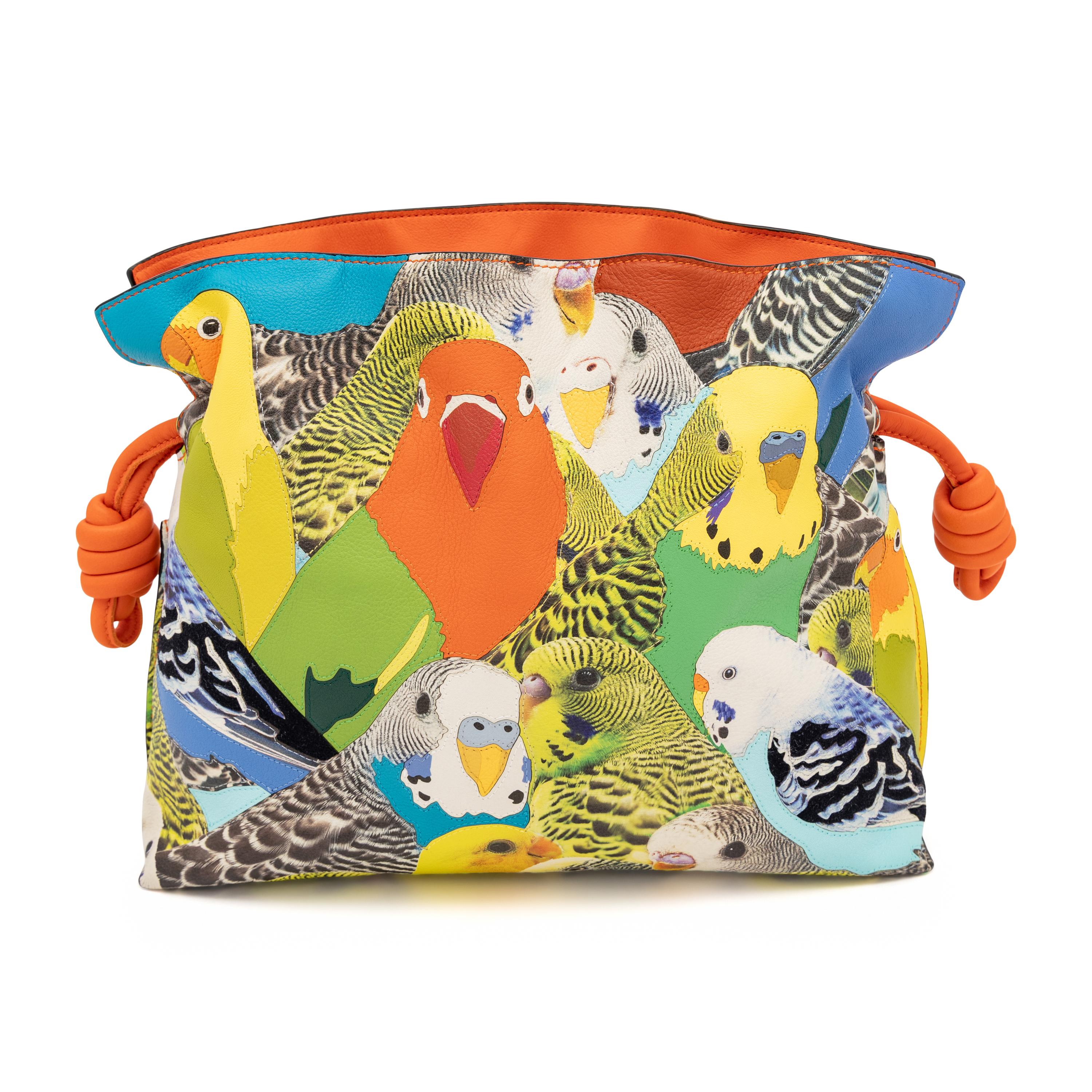 Loewe, Parakeet-Print Flamenco Bag