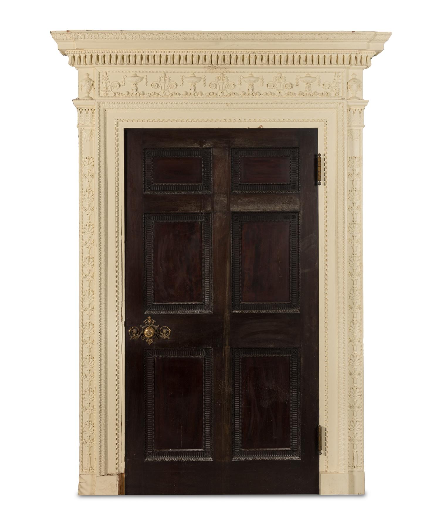 A George III Mahogany Door