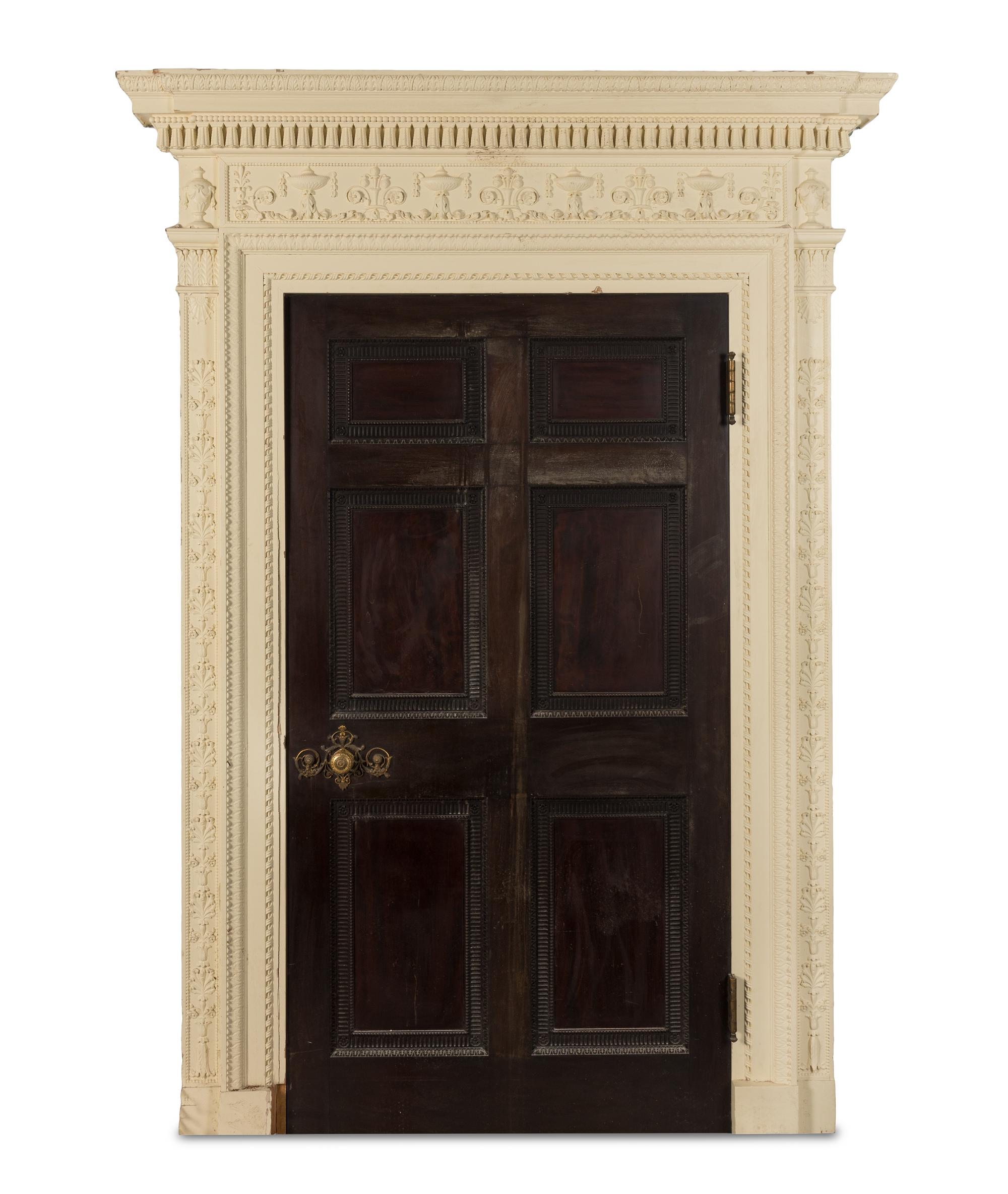 A George III Mahogany Door
