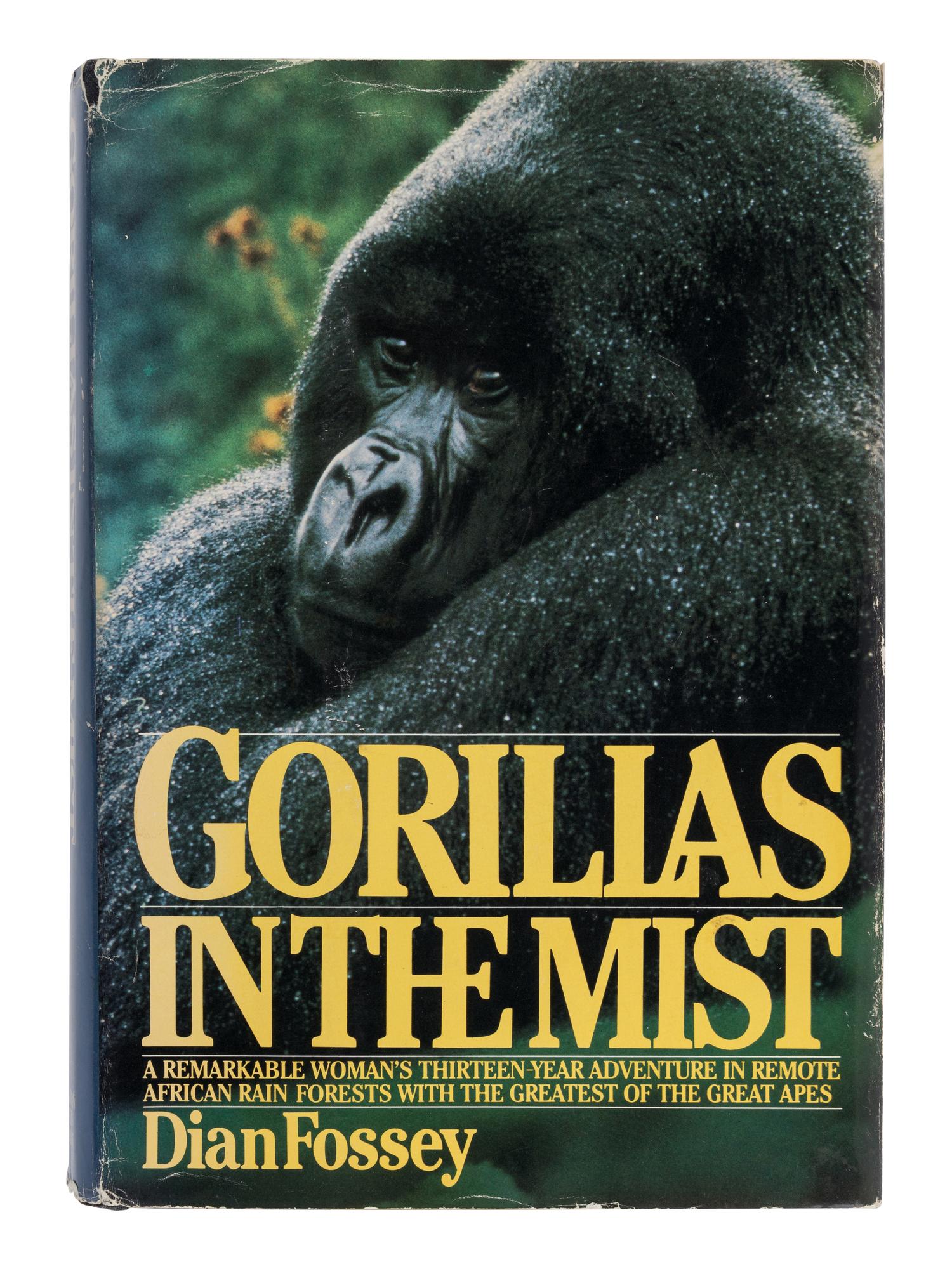 FOSSEY, Dian (1932-1985). Gorillas in the Mist . Boston: Houghton Mifflin Company, 1983.