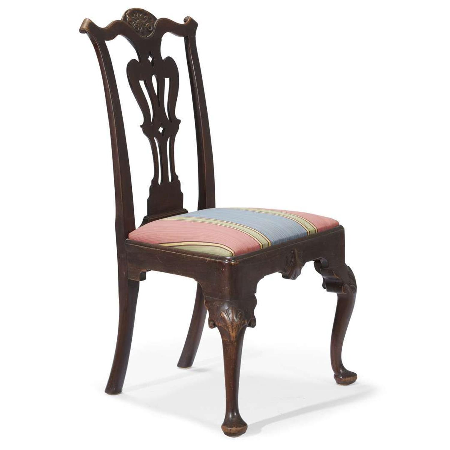 Chippendale carved walnut side chair Philadelphia, PA, circa 1765