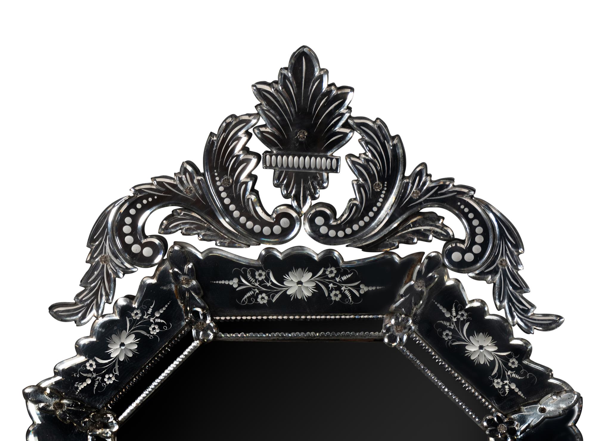 A Venetian Glass Mirror