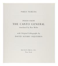 SIQUEIROS, David Alfaro Siqueiros (Mexican, 1896-1974), lllustrator, and Pablo NERUDA (Chilean, 1904-1973). Poems From the Canto General . New York: Racolin Press, 1968.