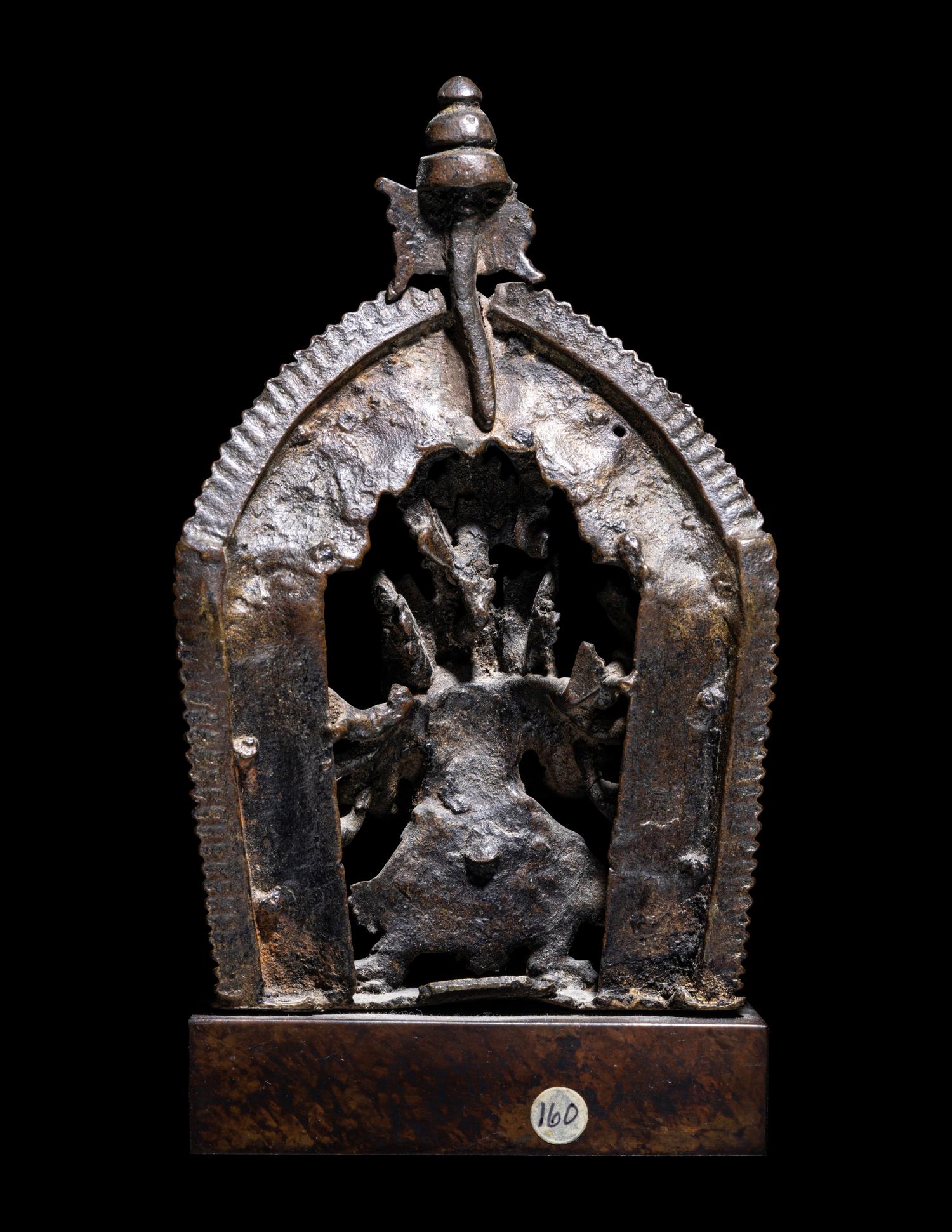 A Nepalese Bronze Stele of Ganesha