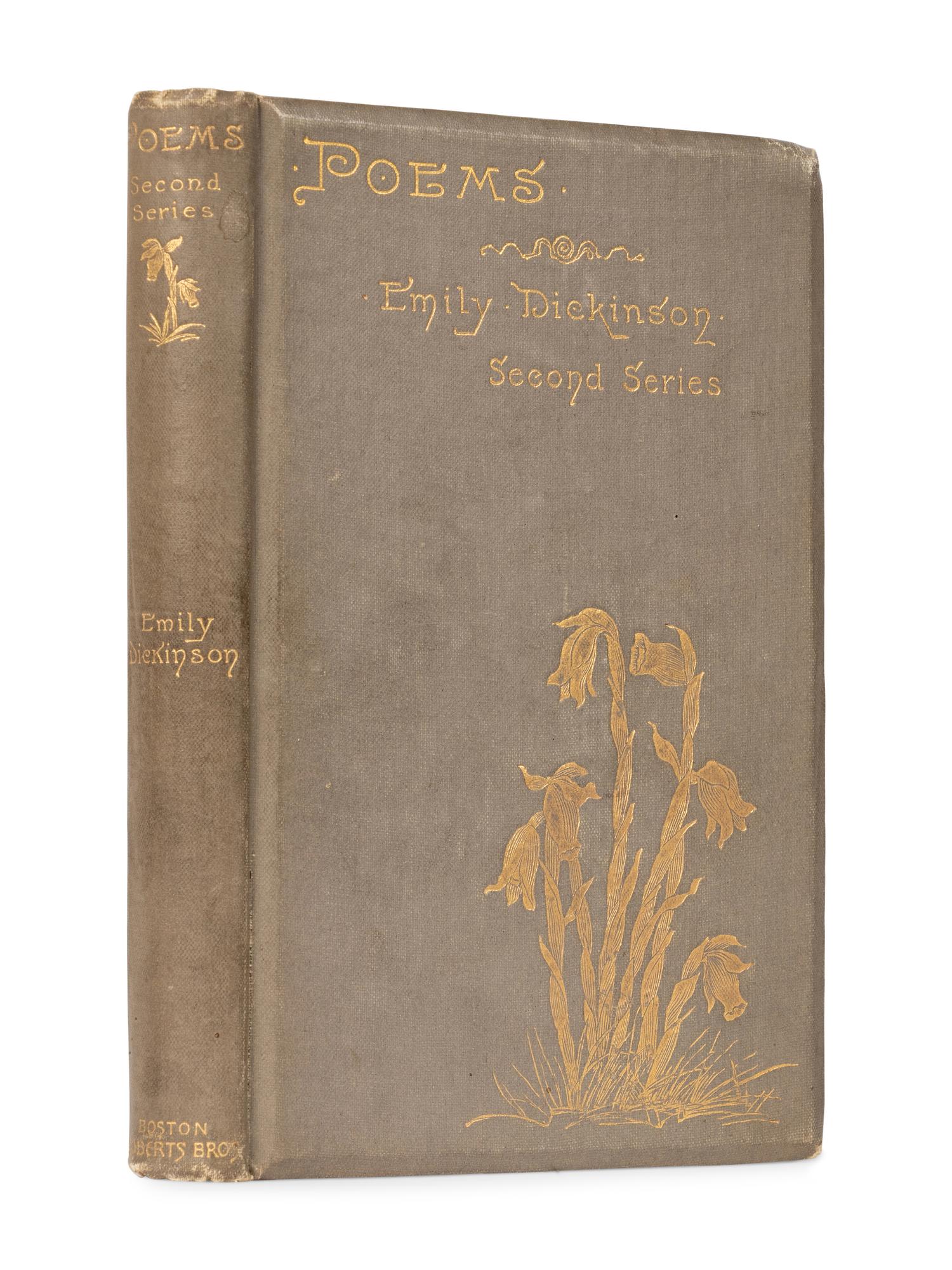 DICKINSON, Emily (1830-1886). Poems by Emily Dickinson Edited by Two of Her Friends Second Series . Boston: Roberts Brothers, 1892.