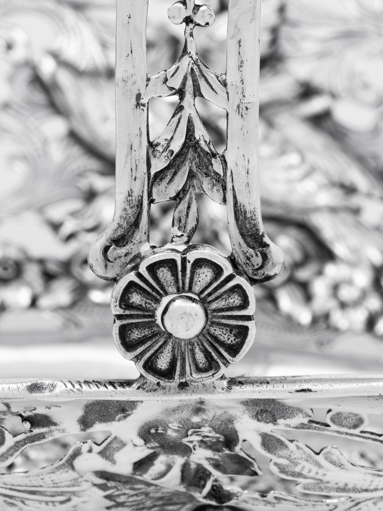 A German Silver Centerpiece Basket