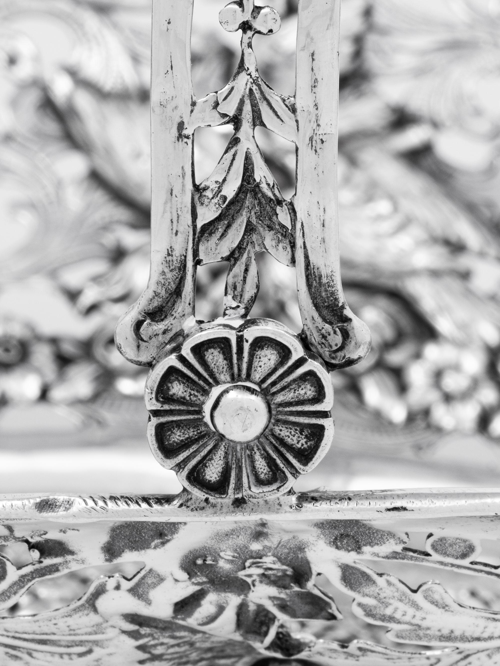A German Silver Centerpiece Basket
