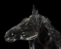 A Baccarat Tête de Cheval Trophy Sculpture
