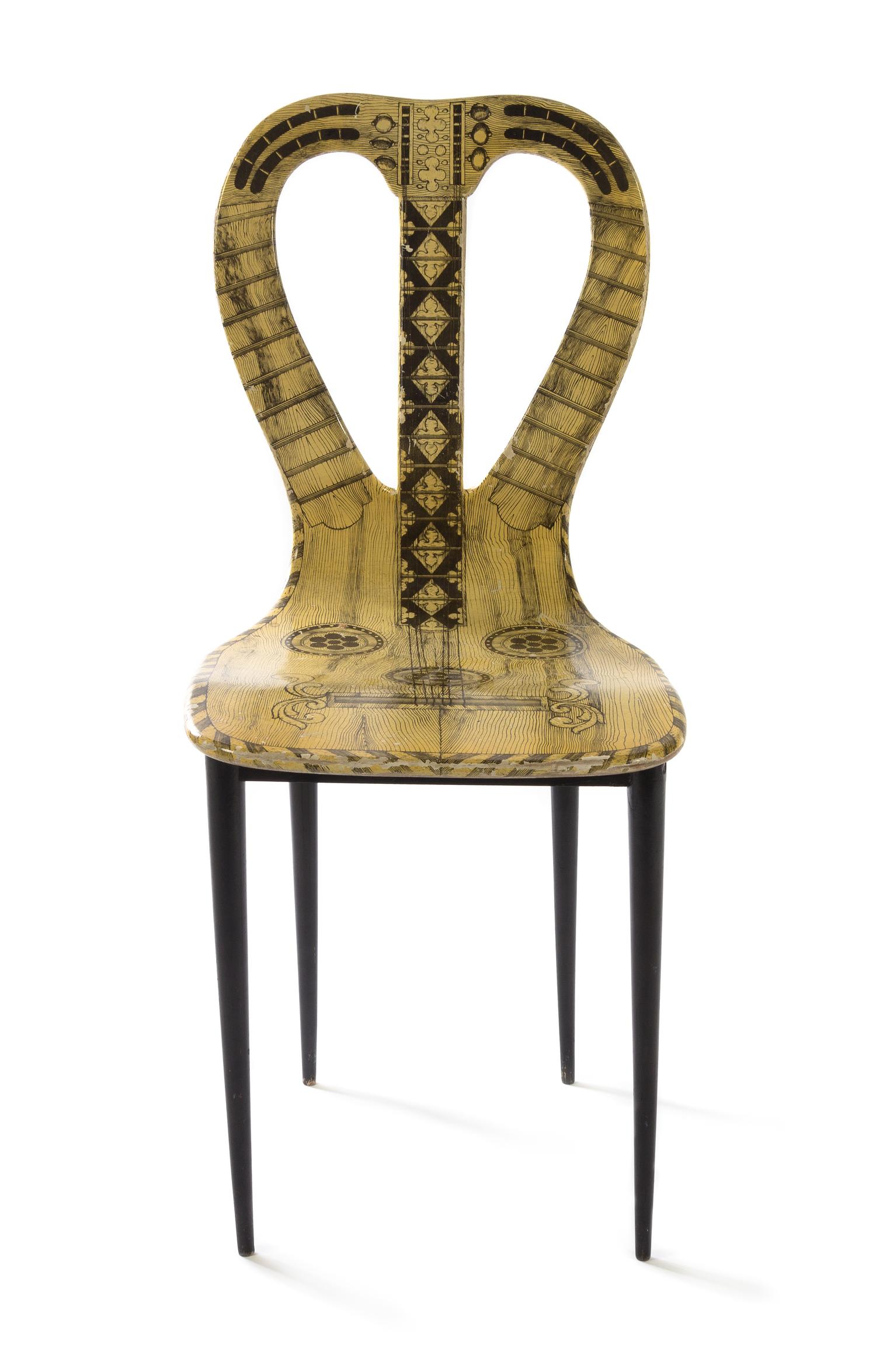 Piero Fornasetti (Italian, 1913-1988), ITALY, c.1951, Musicale chair