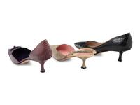 Three Pairs of Manolo Blahnik Exotic Skin Heels, 2000s