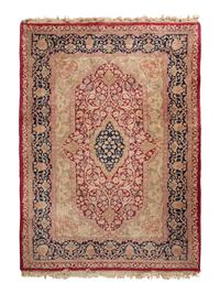 A Kirman Wool Rug