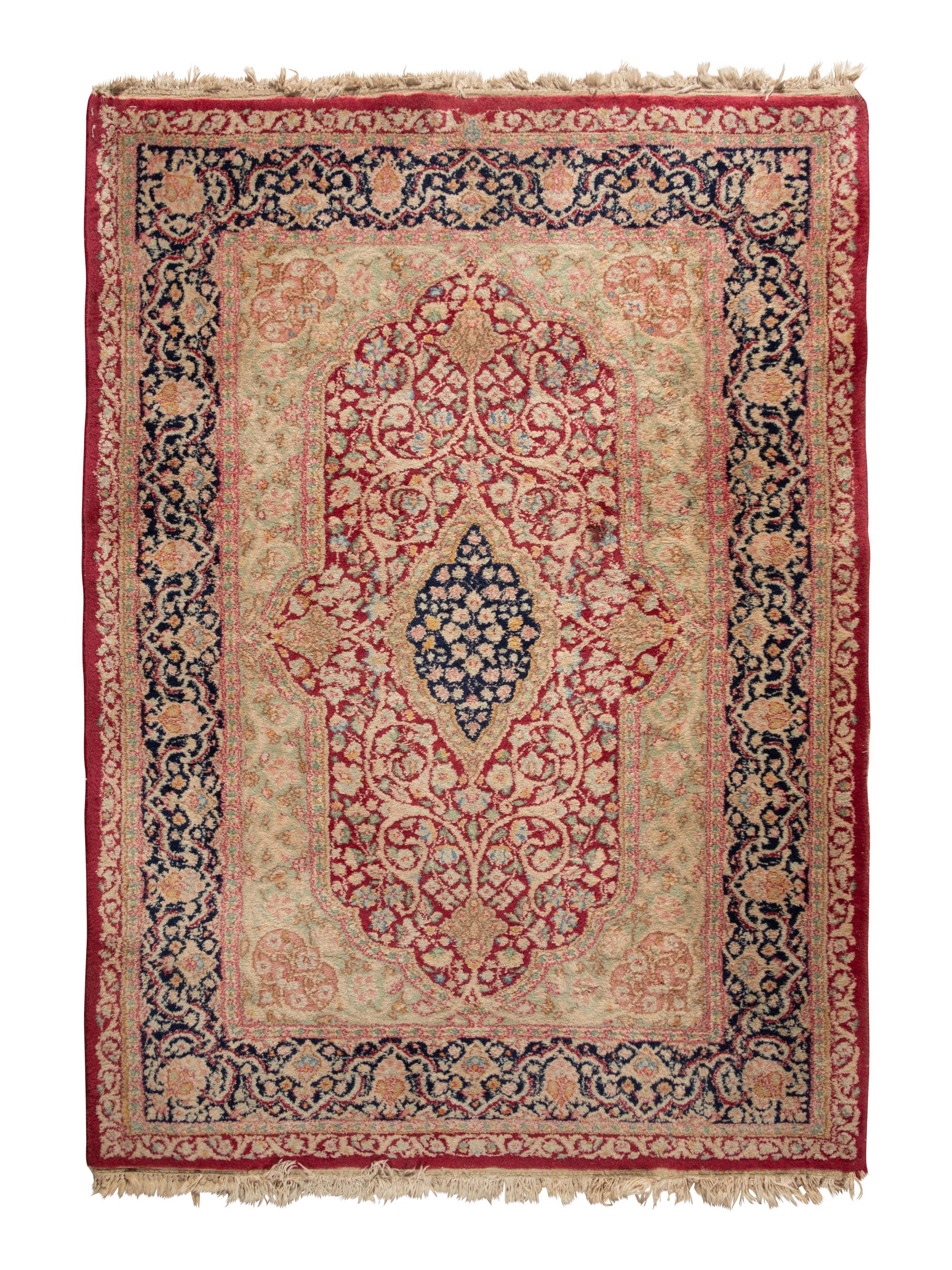 A Kirman Wool Rug