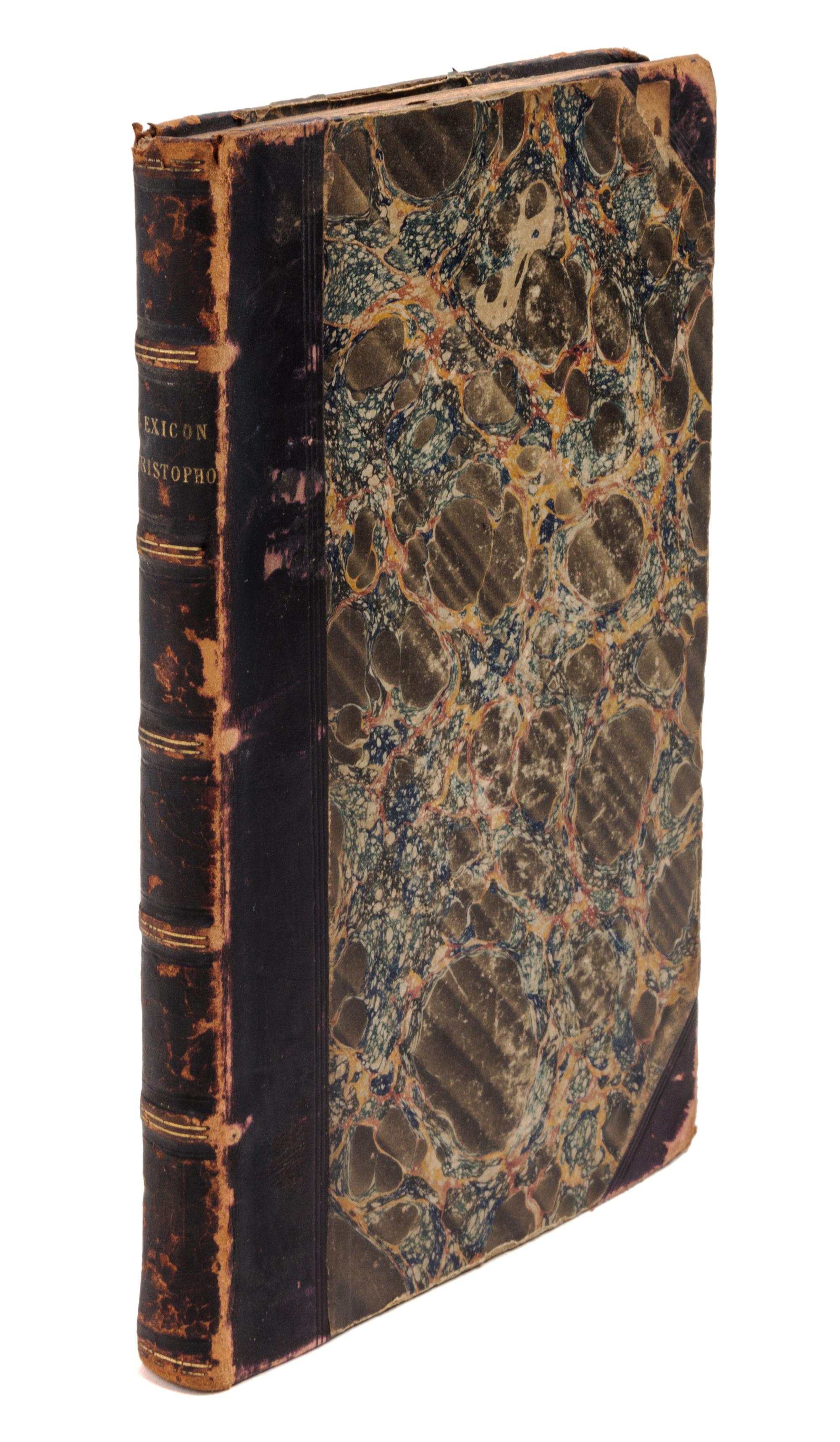 SANXAY, JAMES (1713-1766). Lexicon Aristophanicum Graeco-Anglicum. Oxford: N. Bliss, 1811.