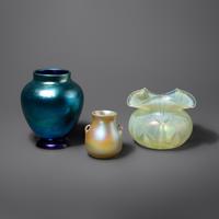 Favrile vases, group of 3
