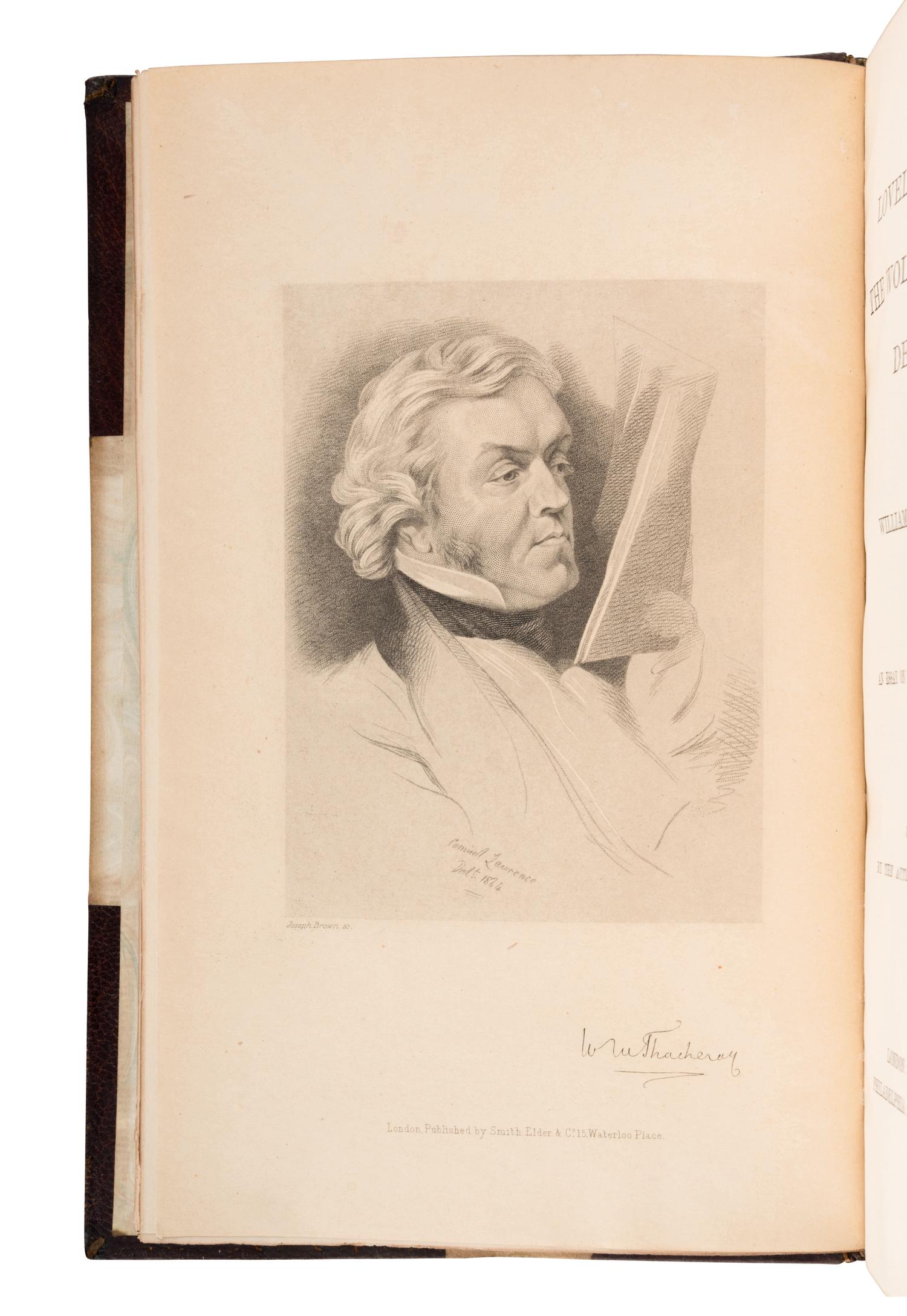[BINDINGS]. THACKERAY, William Makepeace (1811-1863). The Works . London and Philadelphia: Smith, Elder, & Co., and J.B. Lippincott Company, 1901.