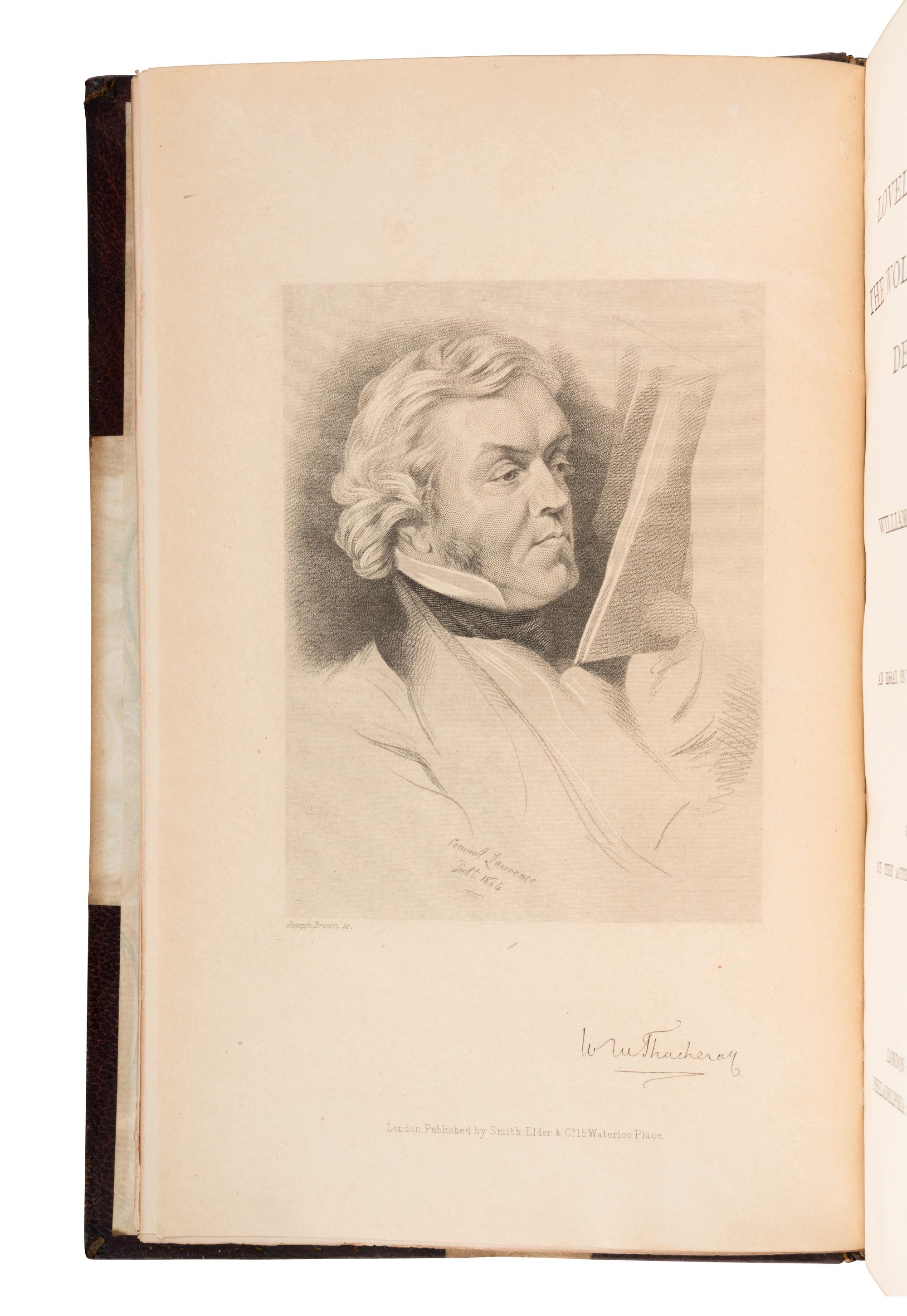 [BINDINGS]. THACKERAY, William Makepeace (1811-1863). The Works . London and Philadelphia: Smith, Elder, & Co., and J.B. Lippincott Company, 1901.
