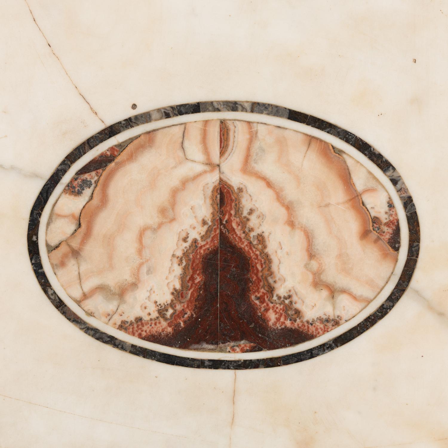 An Italian Specimen Marble Table Top