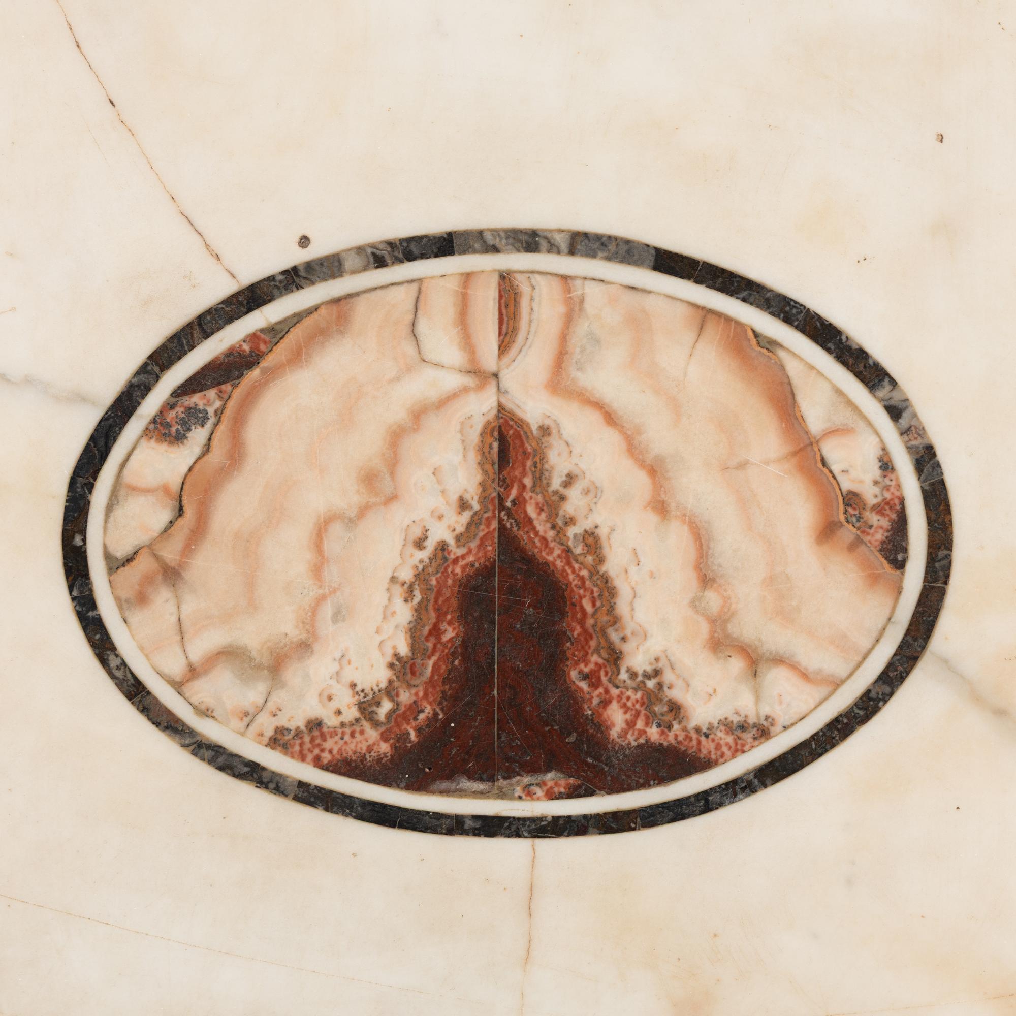 An Italian Specimen Marble Table Top