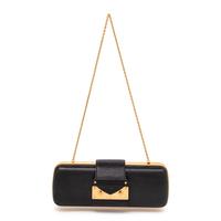 Louis Vuitton, Minaudiere Tresor Leather Clutch