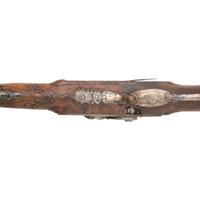 A Pair of Silver Mounted French Percussion Pistols