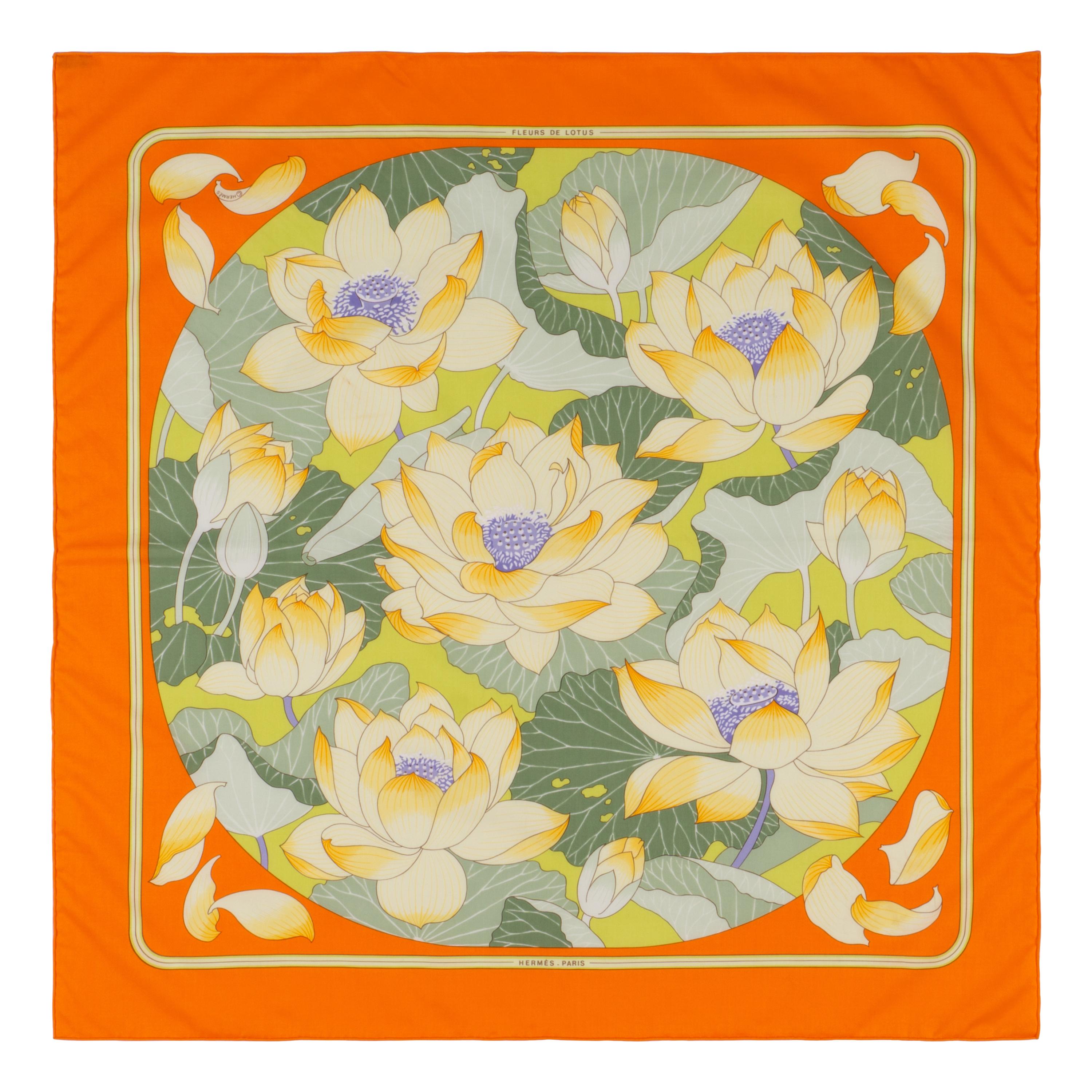 Group of Seven Designer Scarves by Hermès, Gucci, and Celine