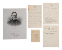[AUTOGRAPHS]. Signatures of 19th-century American military and political figures.