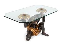 A Venetian Rococo Style Blackamoor Low Table