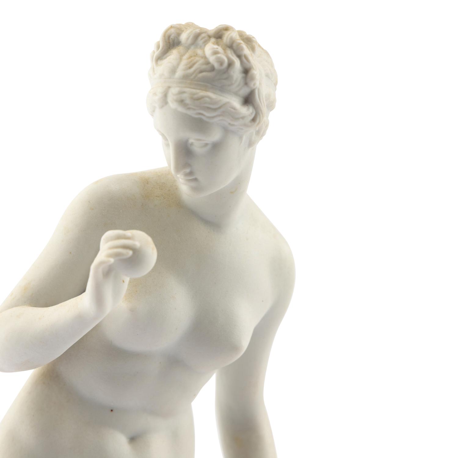 Three Bertel Thorvaldsen for Bing and Grøndahl Bisque Porcelain Figures