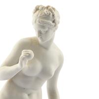 Three Bertel Thorvaldsen for Bing and Grøndahl Bisque Porcelain Figures