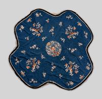 Two Chinese Embroidered Silk Panels