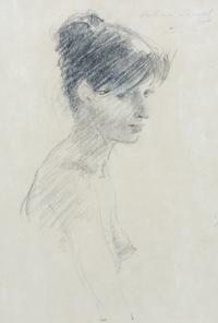 Bust Portrait of Female Nude, 1968
