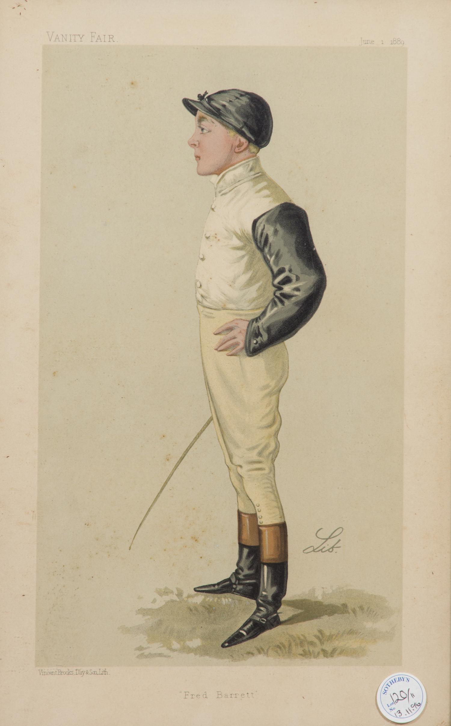 A Collection of Vanity Fair Jockey's Prints Largest image 12 1/2 x 7 1/2 inches. — 20TH CENTURY