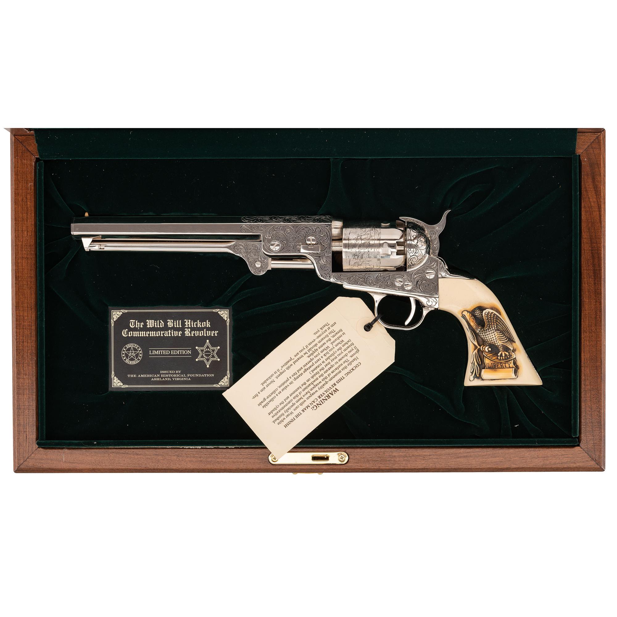 American Historical Foundation Issued Wild Bill Hickok Commemorative Revolver