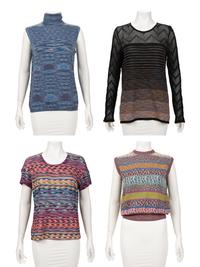 Collection of Seven Missoni Knit Pieces, 1990-2000s