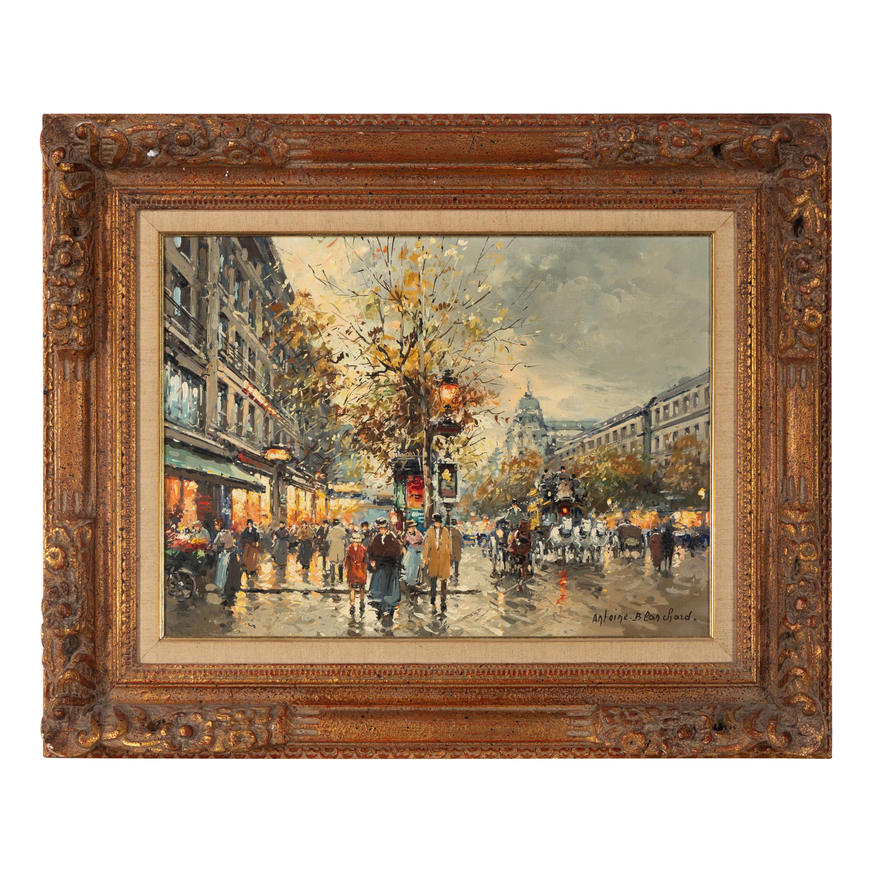 Antoine Blanchard (French, 1910-1988) — Les Grands Boulevards