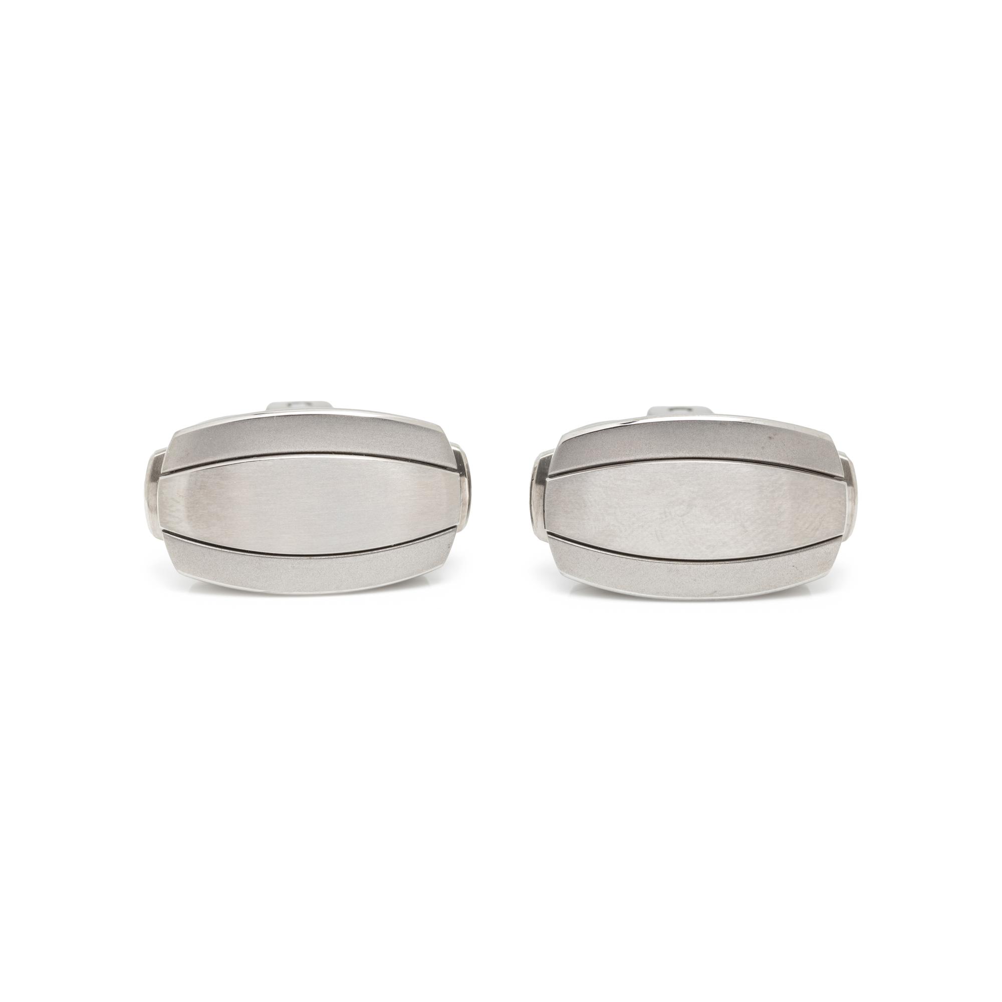 RICHARD MILLE, TITANIIUM 'AUTOMATIC' CUFFLINKS