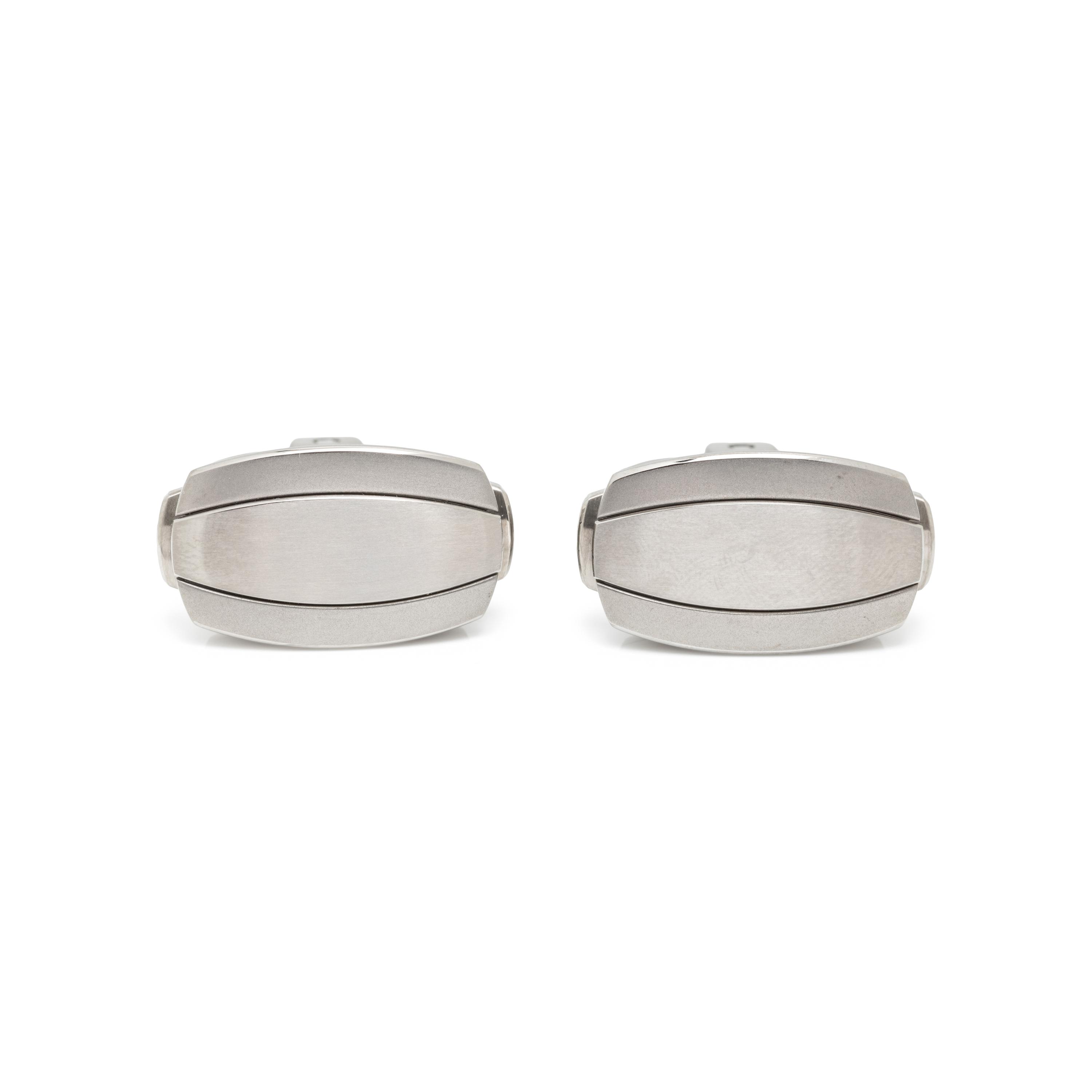 RICHARD MILLE, TITANIIUM 'AUTOMATIC' CUFFLINKS