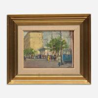 Aleksandr Mikhailovich Gerasimov (Russian, 1881–1963) Moscow Street Scene