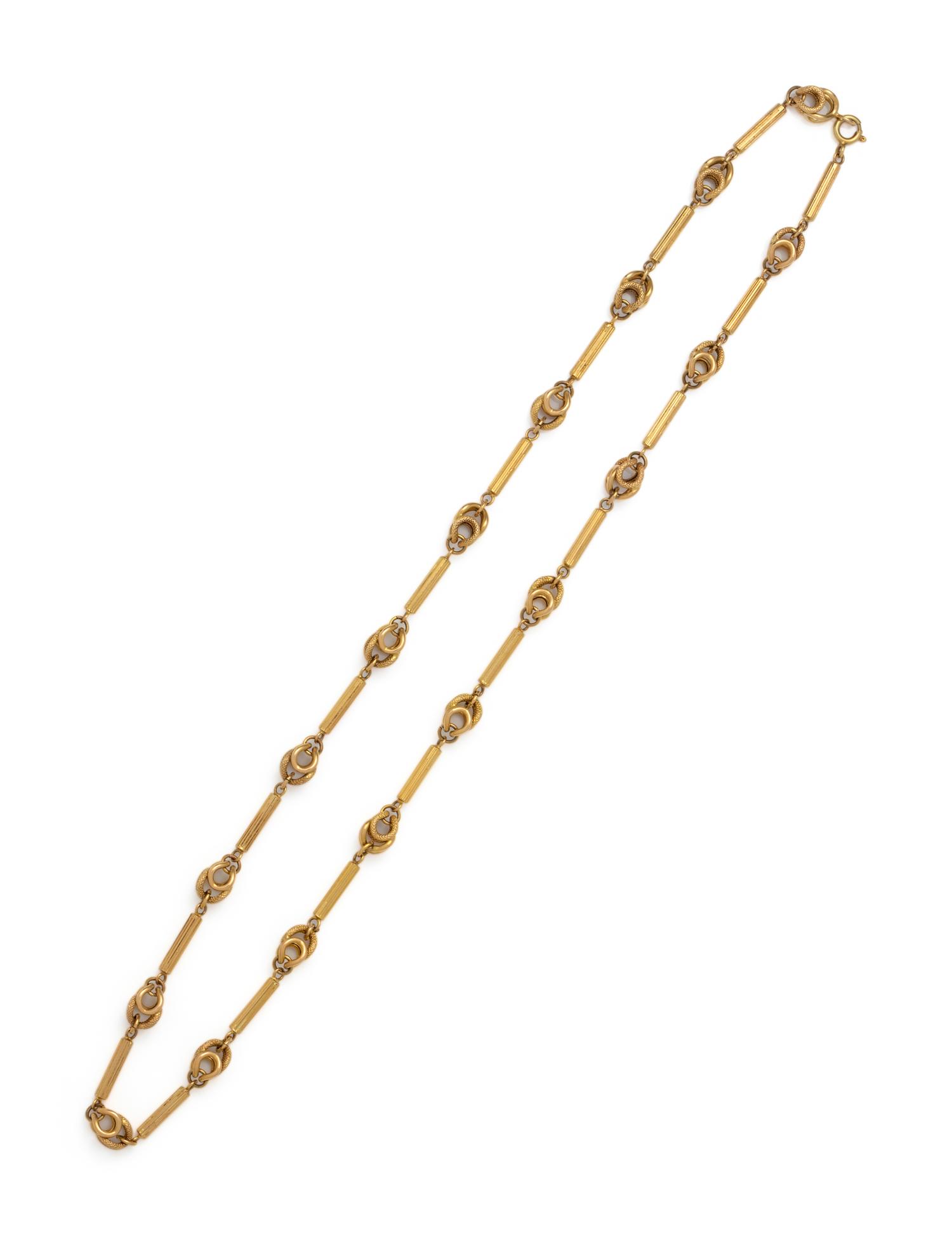 YELLOW GOLD NECKLACE