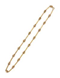 YELLOW GOLD NECKLACE