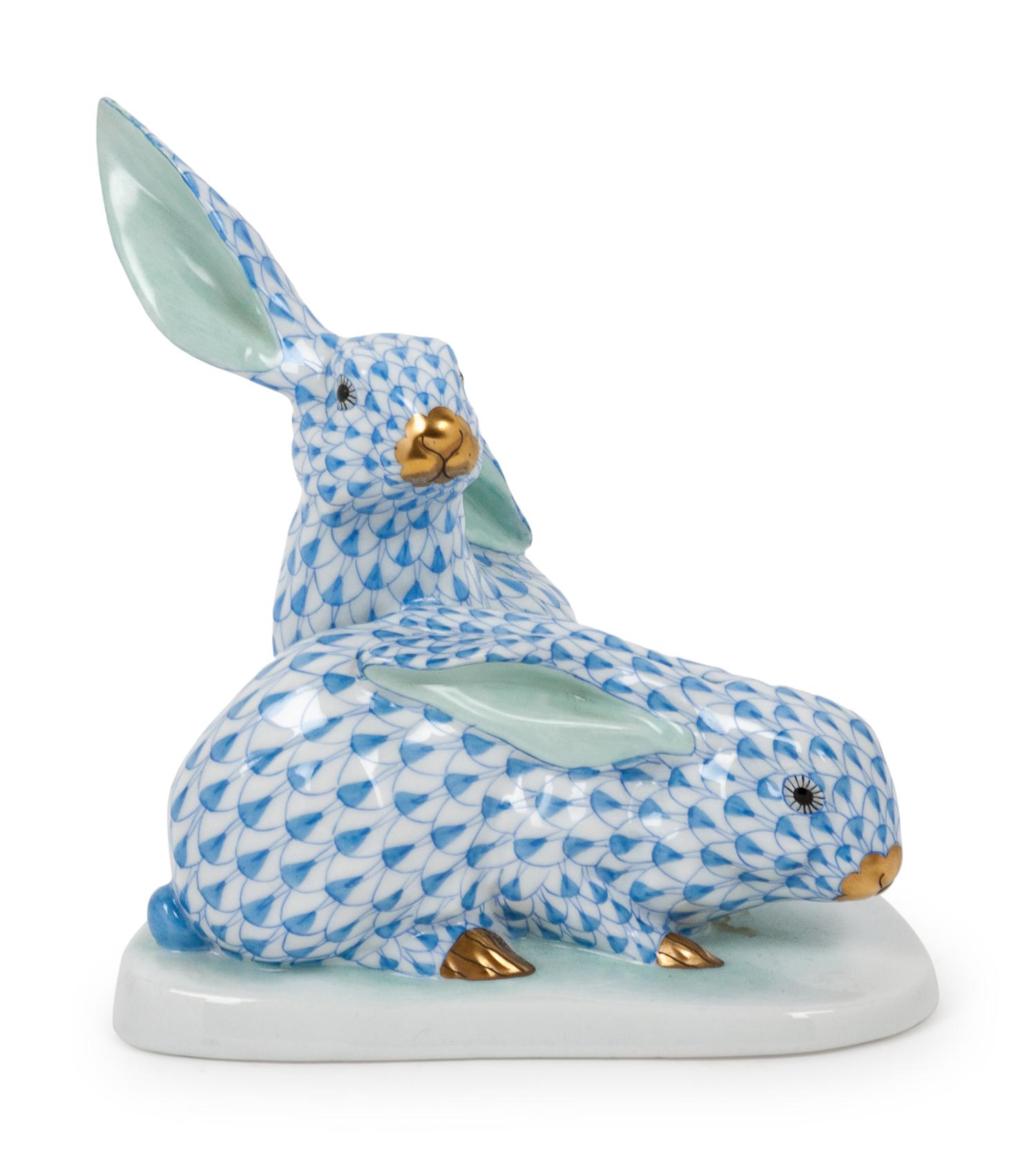 A Herend Porcelain Figural Group