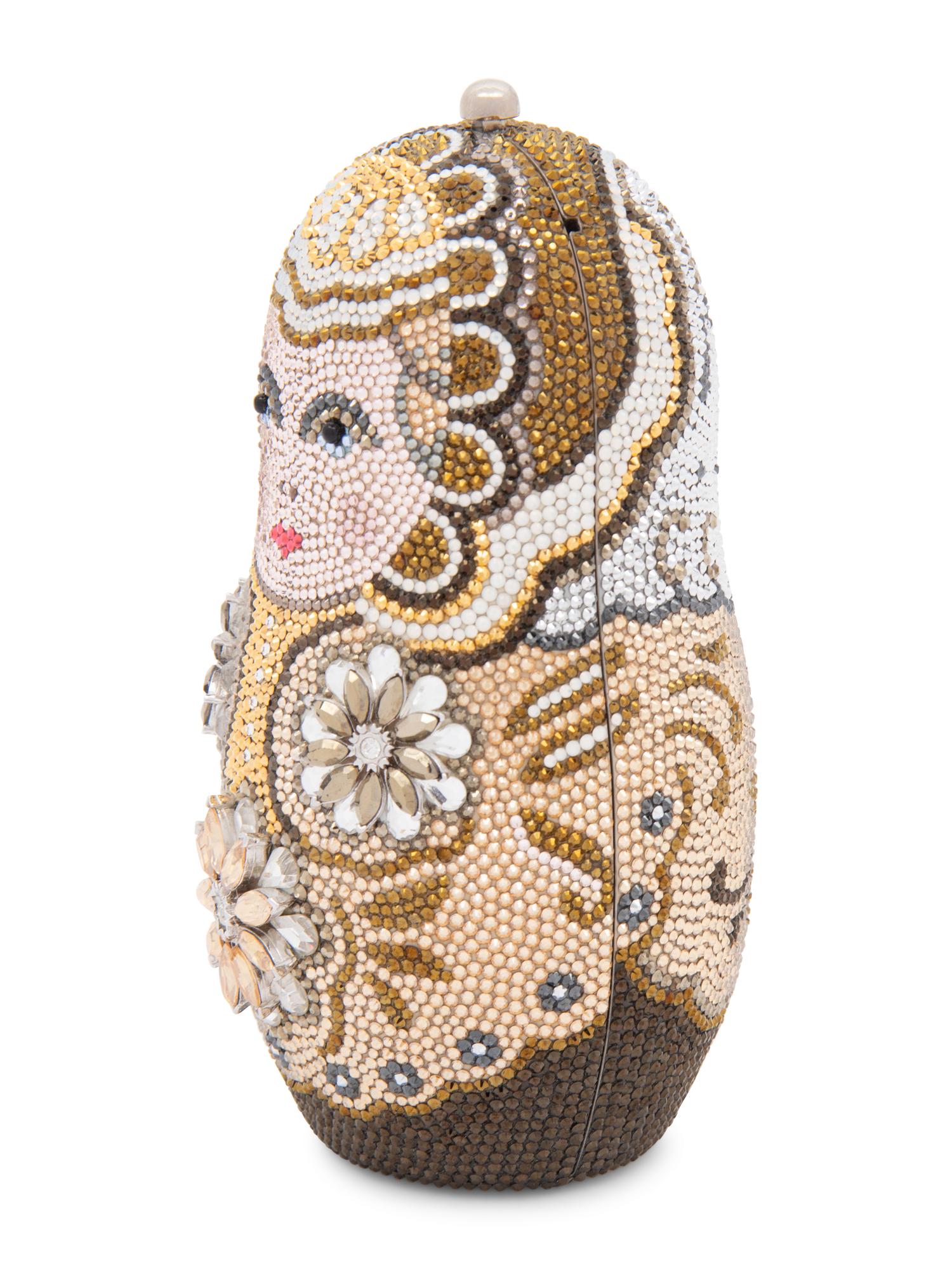 Judith Leiber Collector's Edition Nesting Doll Minaudière