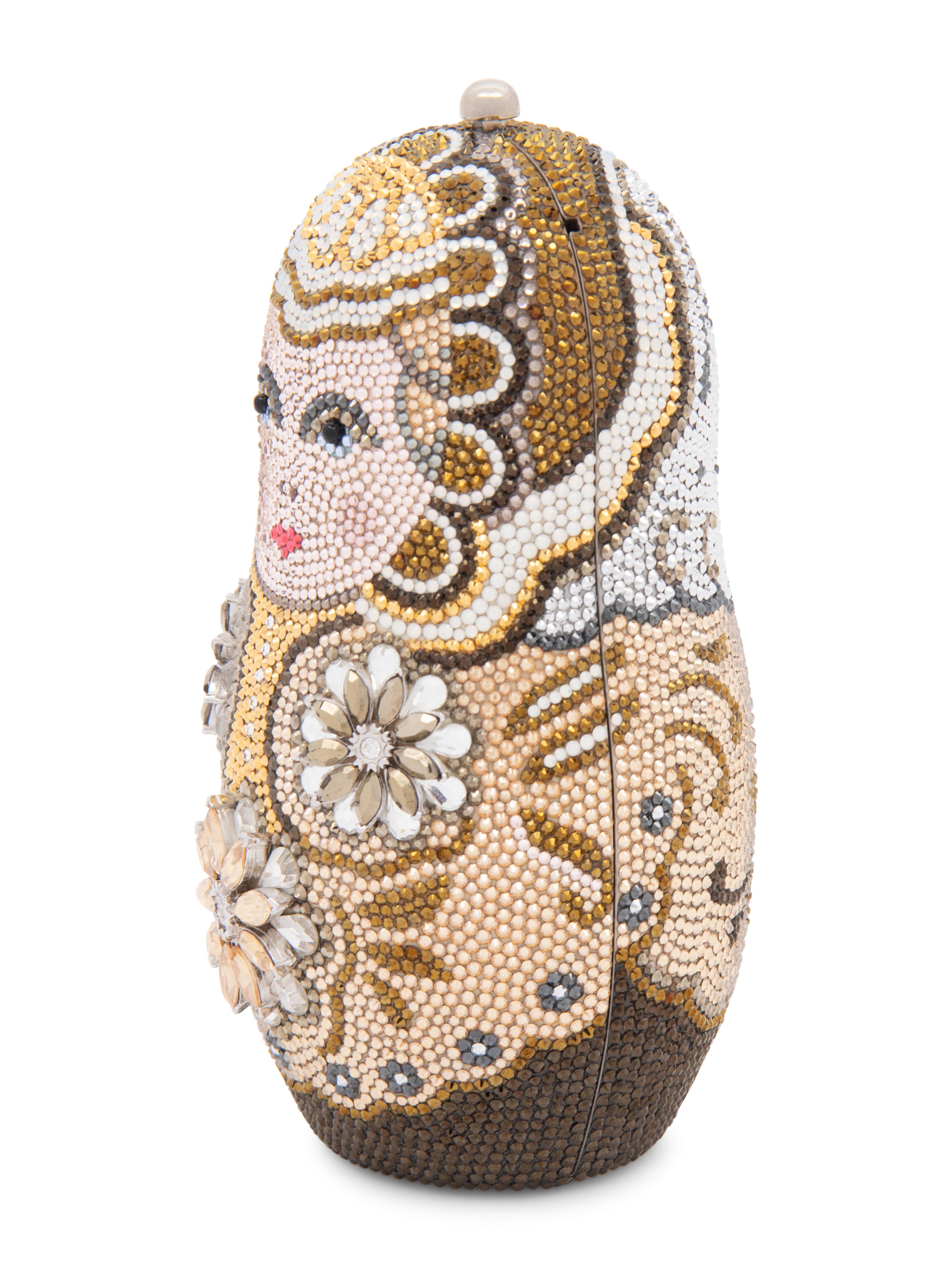 Judith Leiber Collector's Edition Nesting Doll Minaudière