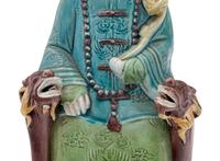 Five Chinese Porcelain Figures of Immortals