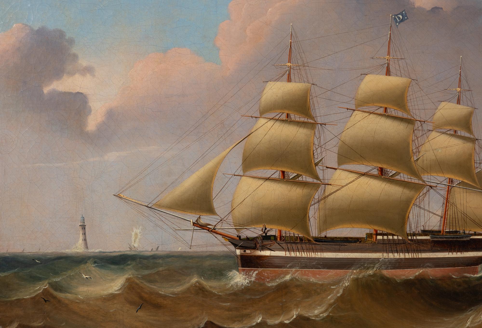 Ships by Lighthouse
