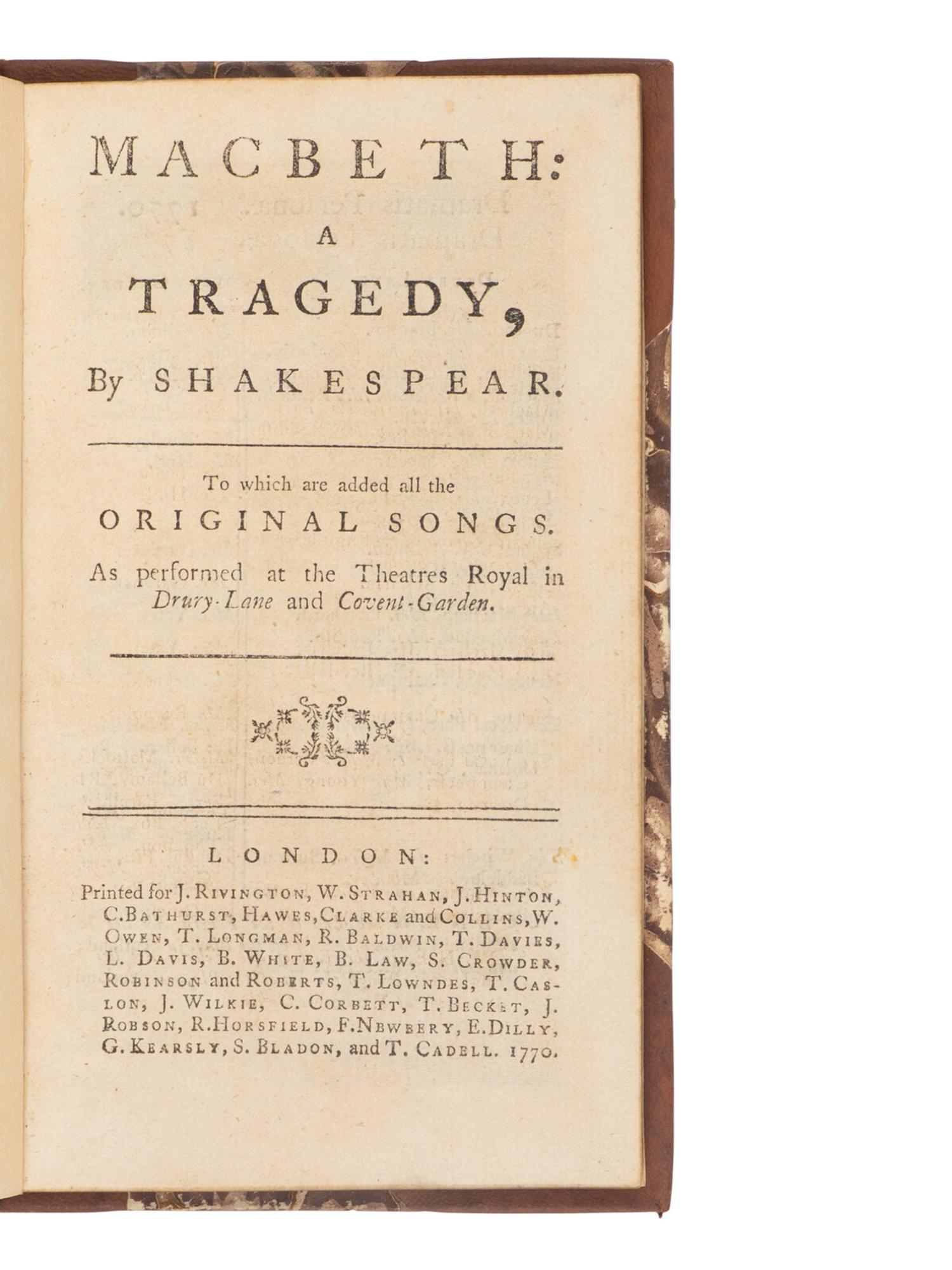 [Literature] Shakespeare, William. Group of 5 Plays