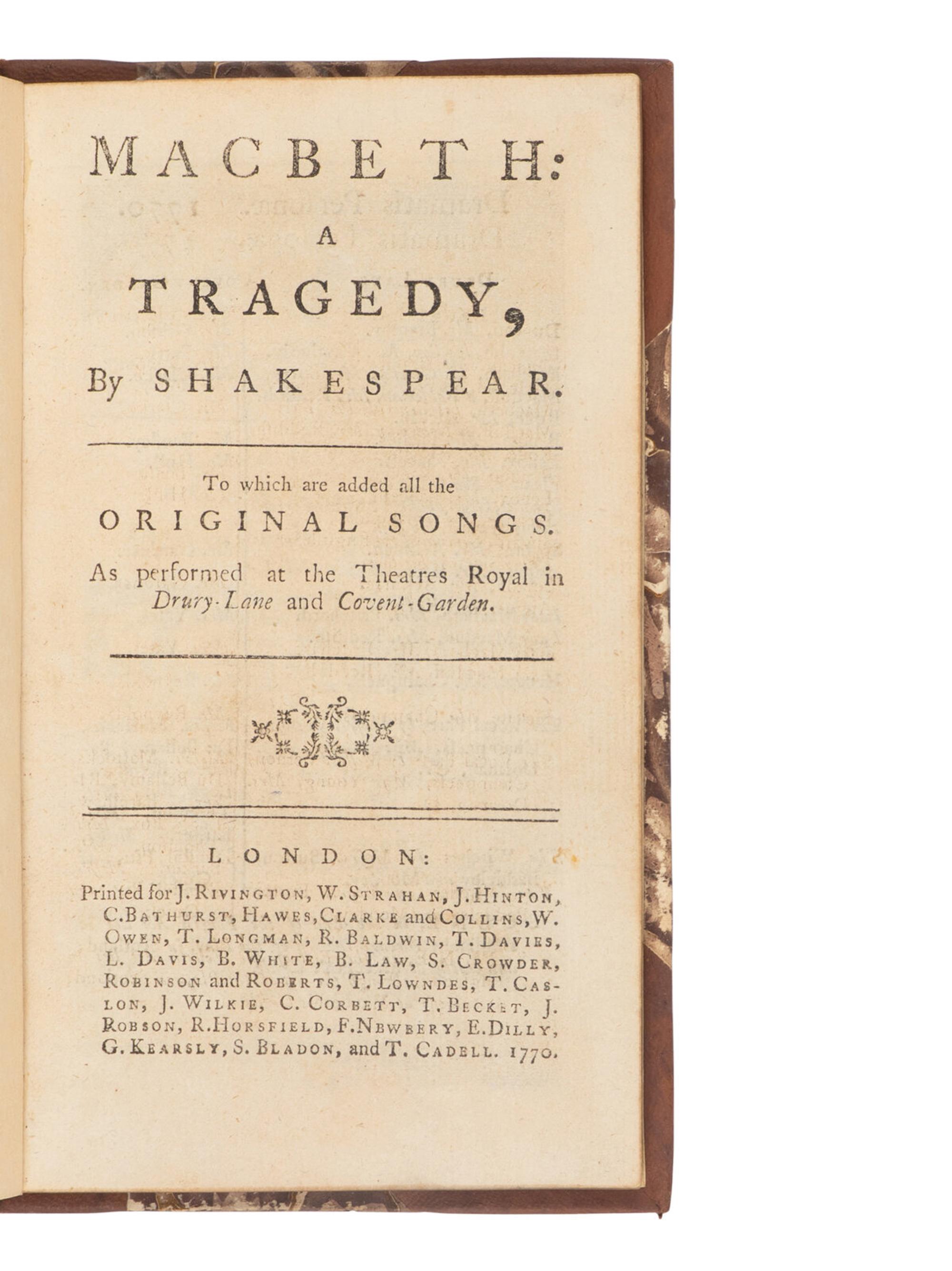 [Literature] Shakespeare, William. Group of 5 Plays